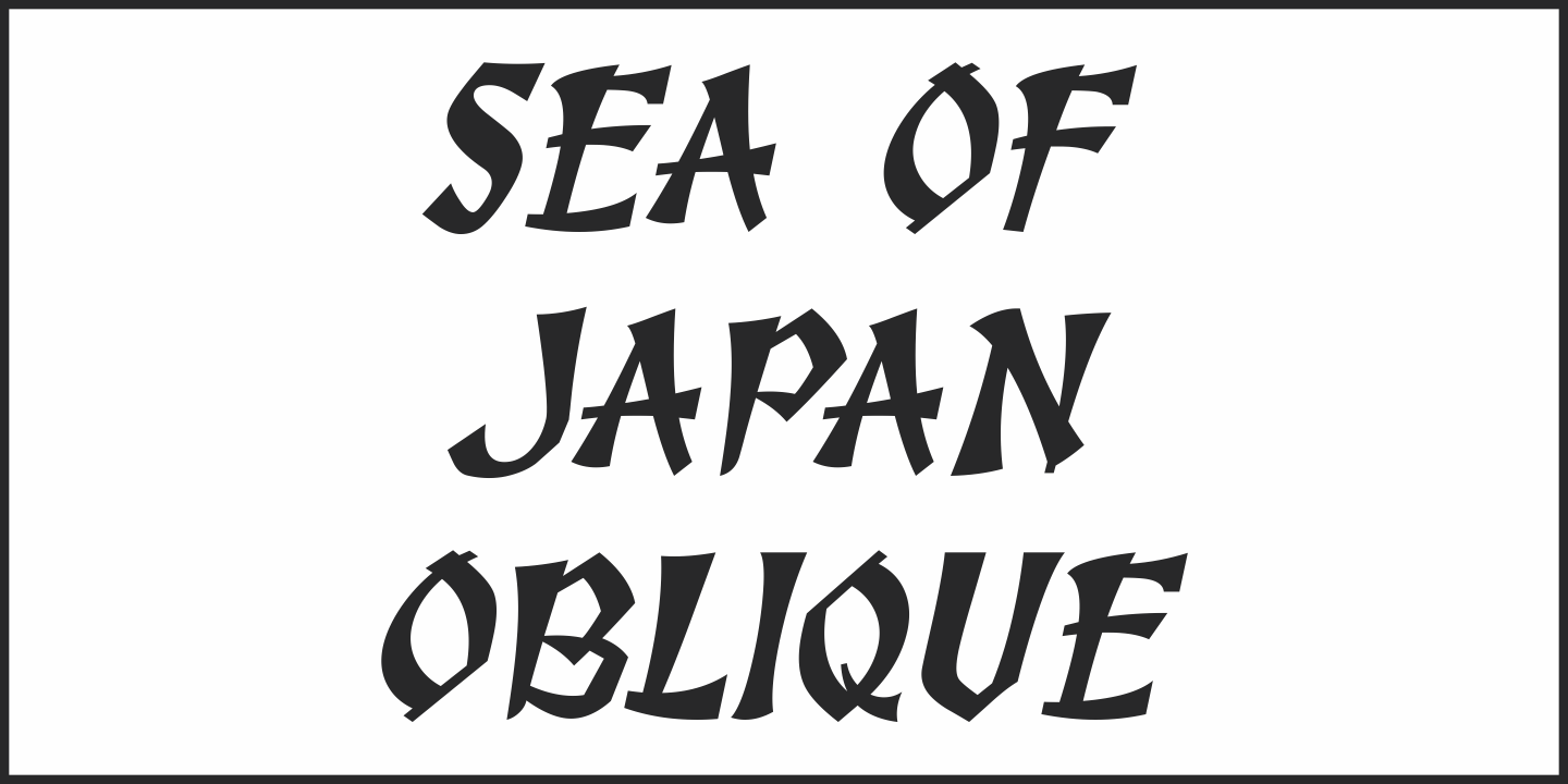 Sea of Japan JNL